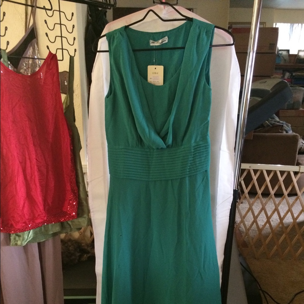 Green Party dress/day dress